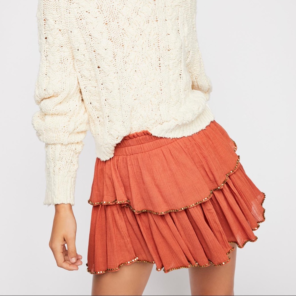 Free People ruffle mini